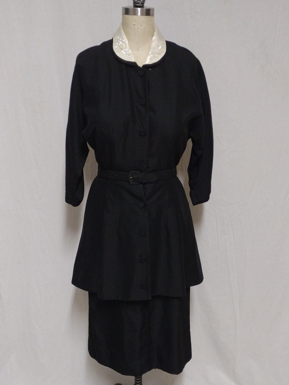 Black Peplum Dress
